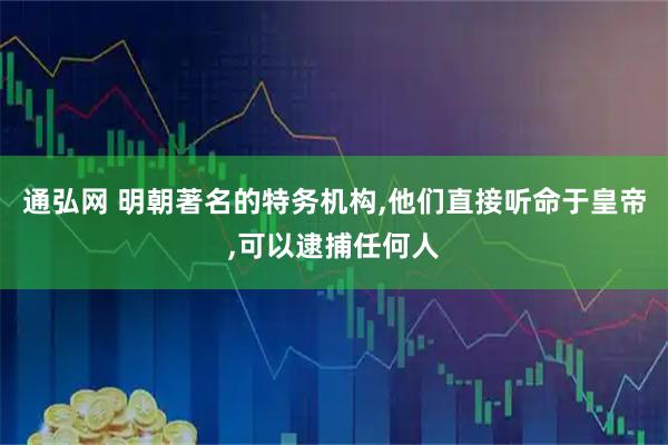 通弘网 明朝著名的特务机构,他们直接听命于皇帝,可以逮捕任何人
