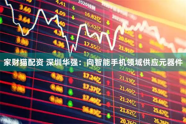 家财猫配资 深圳华强：向智能手机领域供应元器件